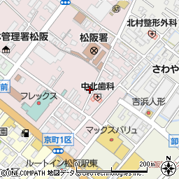 三重県松阪市中央町329-1周辺の地図