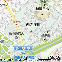 三重県松阪市西之庄町93周辺の地図