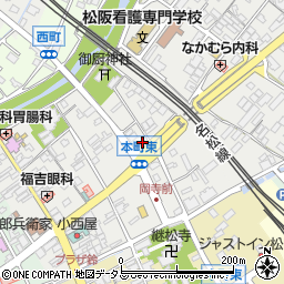 三重県松阪市本町2321周辺の地図
