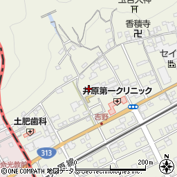 岡山県井原市高屋町107周辺の地図