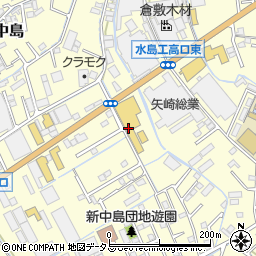 岡山トヨタ自動車倉敷店周辺の地図