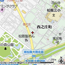 岡金株式会社　松阪城北サービスステーション周辺の地図