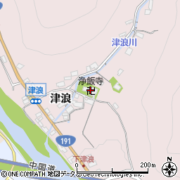 浄飯寺周辺の地図