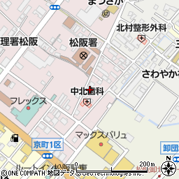 三重県松阪市中央町331周辺の地図