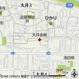 [葬儀場]大井会館周辺の地図