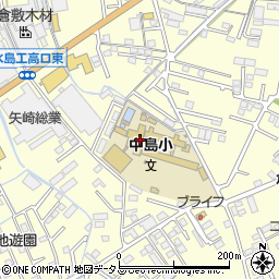 岡山県倉敷市中島967周辺の地図