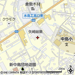 岡山県倉敷市中島1004周辺の地図