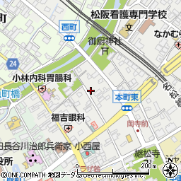 三重県松阪市本町2260周辺の地図