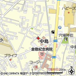 岡山県倉敷市中島767周辺の地図