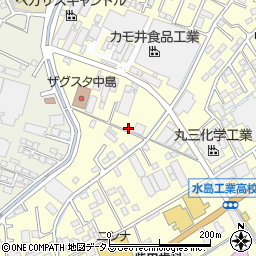 岡山県倉敷市中島1143周辺の地図