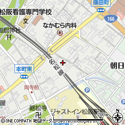 美島荘周辺の地図