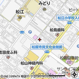 コメダ珈琲店松阪川井町店周辺の地図