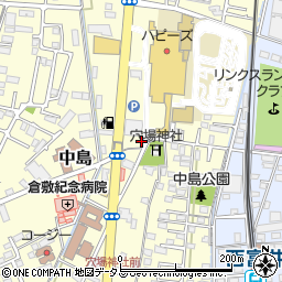 岡山県倉敷市中島825周辺の地図