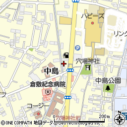 岡山県倉敷市中島821周辺の地図