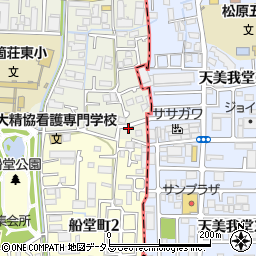 堺市第58ー14号公共緑地周辺の地図