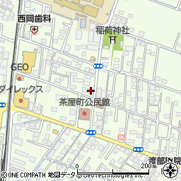 岡山県倉敷市茶屋町1640-7周辺の地図