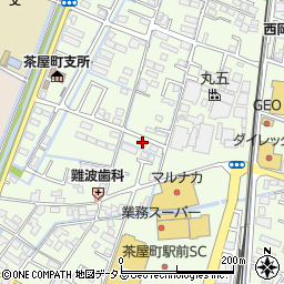岡山県倉敷市茶屋町1694-1周辺の地図