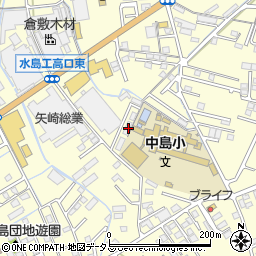 岡山県倉敷市中島962周辺の地図