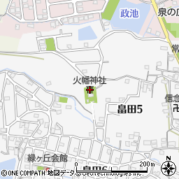 火幡神社周辺の地図
