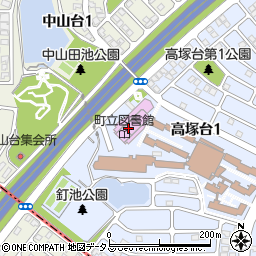 河合町立文化会館（まほろばホール）　大ホール周辺の地図