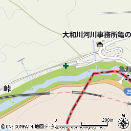 大阪府柏原市峠833周辺の地図