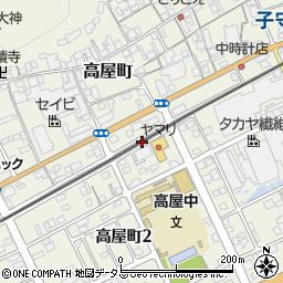 岡山県井原市高屋町2丁目4周辺の地図