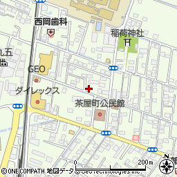 岡山県倉敷市茶屋町1639-1周辺の地図
