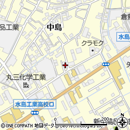 岡山県倉敷市中島1228周辺の地図