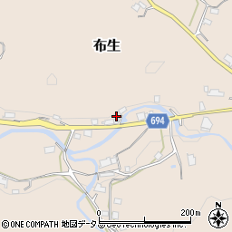 三重県名張市布生1132周辺の地図