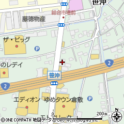 百十四銀行倉敷支店周辺の地図