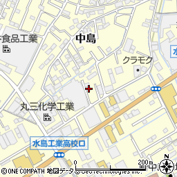 岡山県倉敷市中島1229周辺の地図