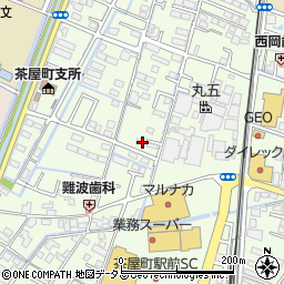 岡山県倉敷市茶屋町1696-3周辺の地図