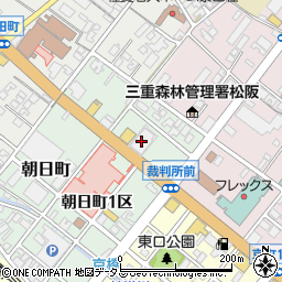 桑名三重信用金庫松阪支店周辺の地図