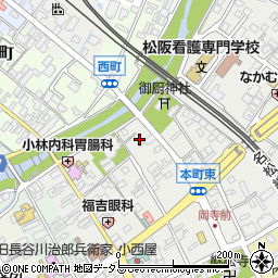 三重県松阪市本町2295周辺の地図