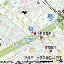 三重県松阪市西町2452周辺の地図