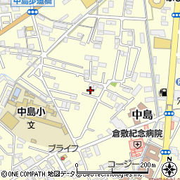 岡山県倉敷市中島753周辺の地図