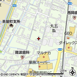 岡山県倉敷市茶屋町1696-12周辺の地図