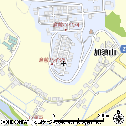 岡山県倉敷市倉敷ハイツ14-3周辺の地図