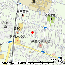岡山県倉敷市茶屋町1630-32周辺の地図