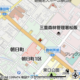 マルベール松阪平安閣周辺の地図