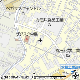 岡山中央冷蔵株式会社　倉敷工場周辺の地図