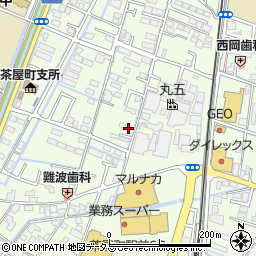 岡山県倉敷市茶屋町1696-1周辺の地図