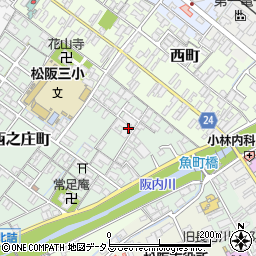 三重県松阪市西之庄町223周辺の地図