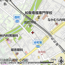 三重県松阪市本町2308周辺の地図