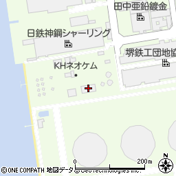 ＫＨネオケム堺物流センター周辺の地図