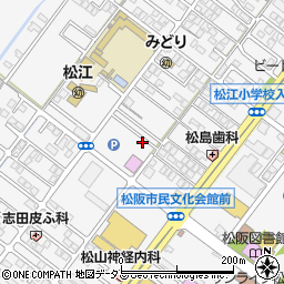 三重県松阪市川井町350-25周辺の地図