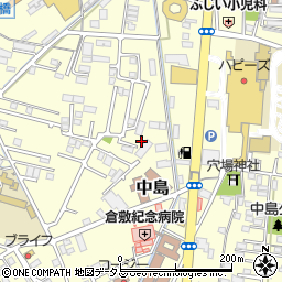 岡山県倉敷市中島768周辺の地図