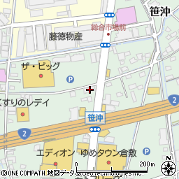 ドコモショップ　倉敷笹沖店周辺の地図