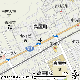 岡山県井原市高屋町340周辺の地図