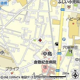 岡山県倉敷市中島766周辺の地図